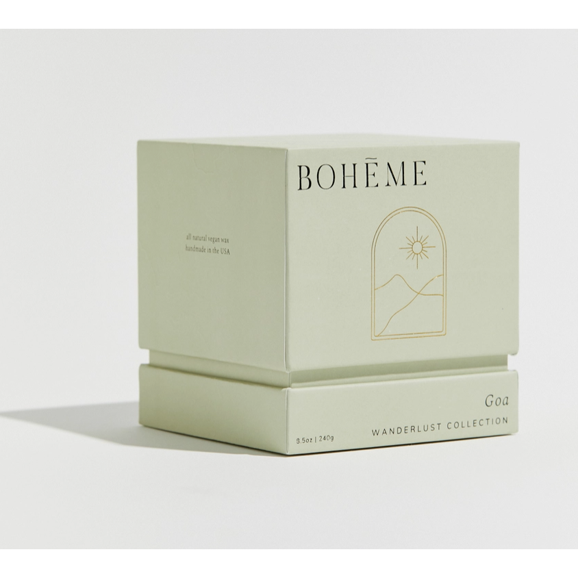 goa boheme scented candle
