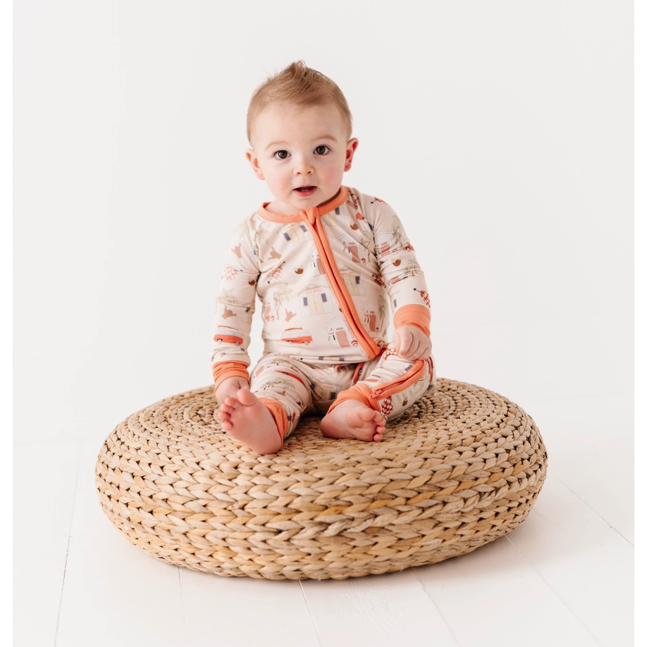 bamboo zippy romper | love shack
