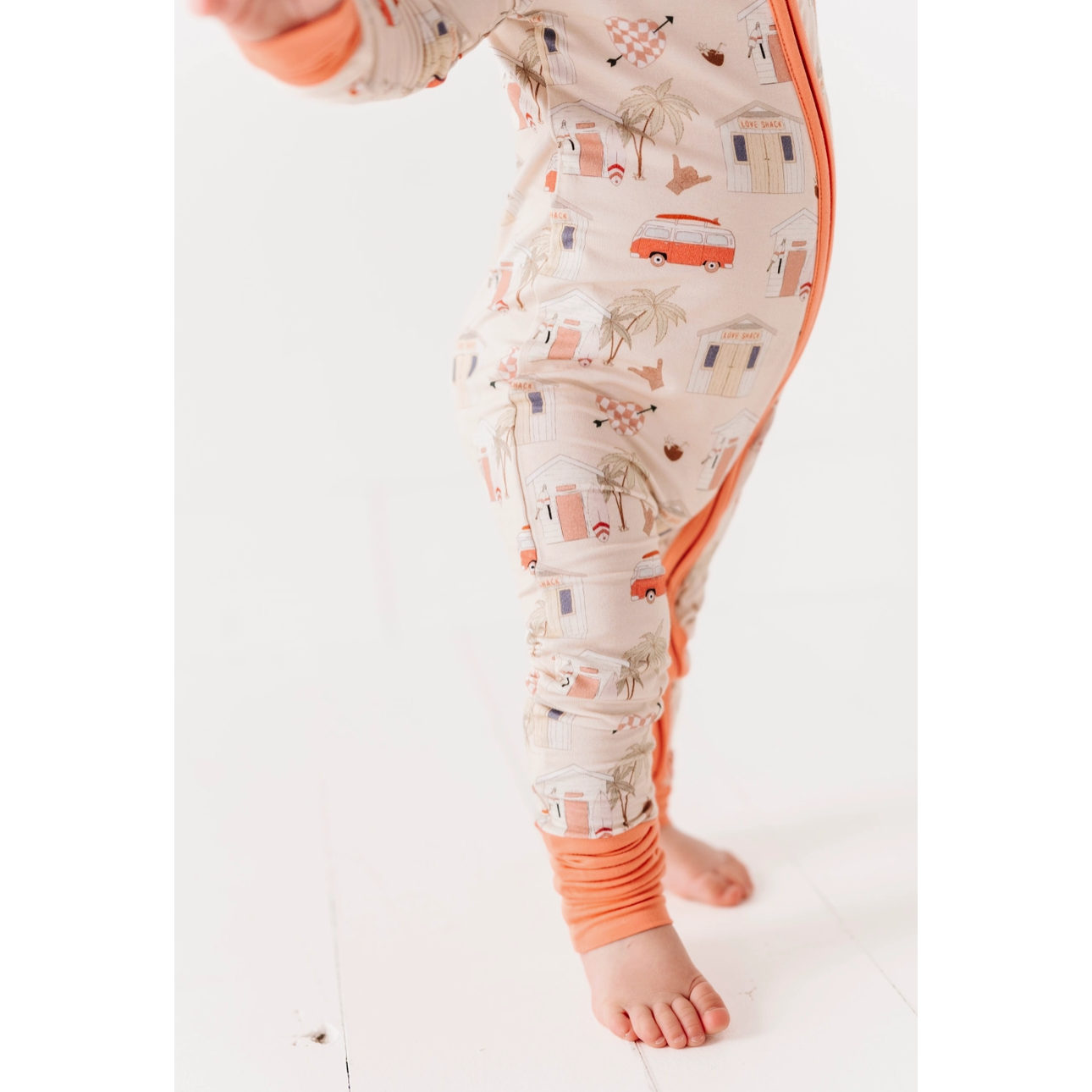 bamboo zippy romper | love shack