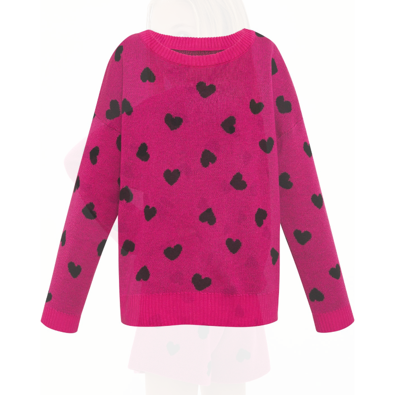 little callie sweater | candy hearts