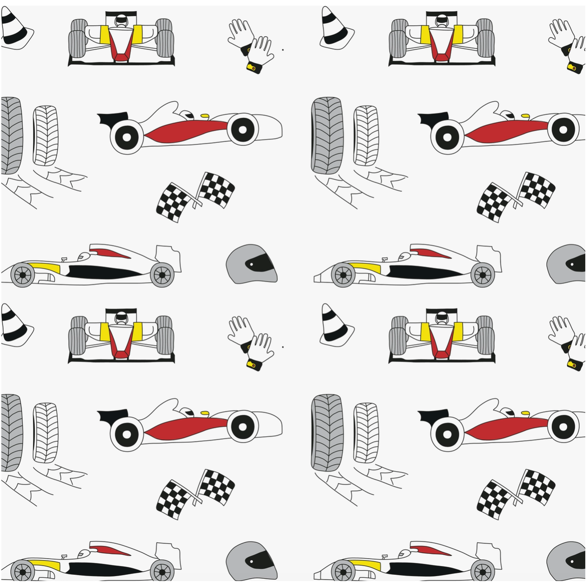 2 piece PJ | race cars