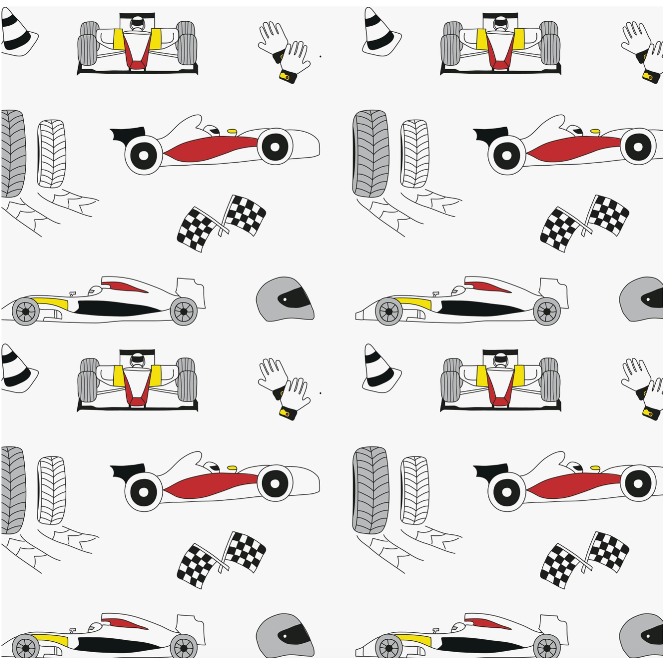 2 piece PJ | race cars