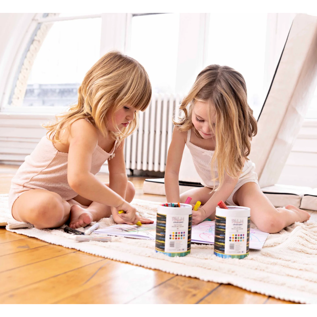 pointelle white + mauve sleep set (two pack)