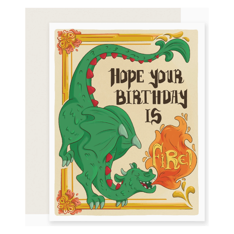 dragon birthday card