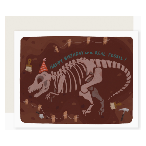 fossil birthday card