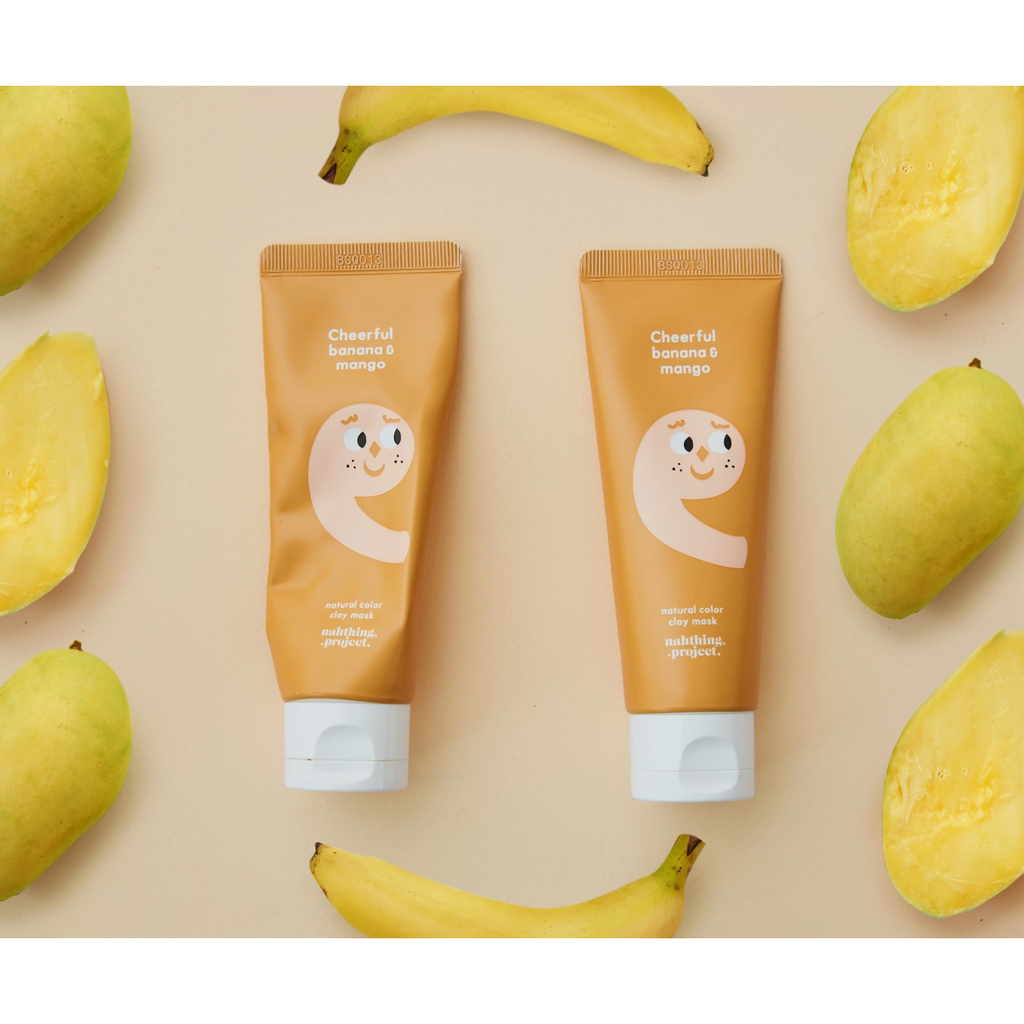 natural clay mask | banana & mango