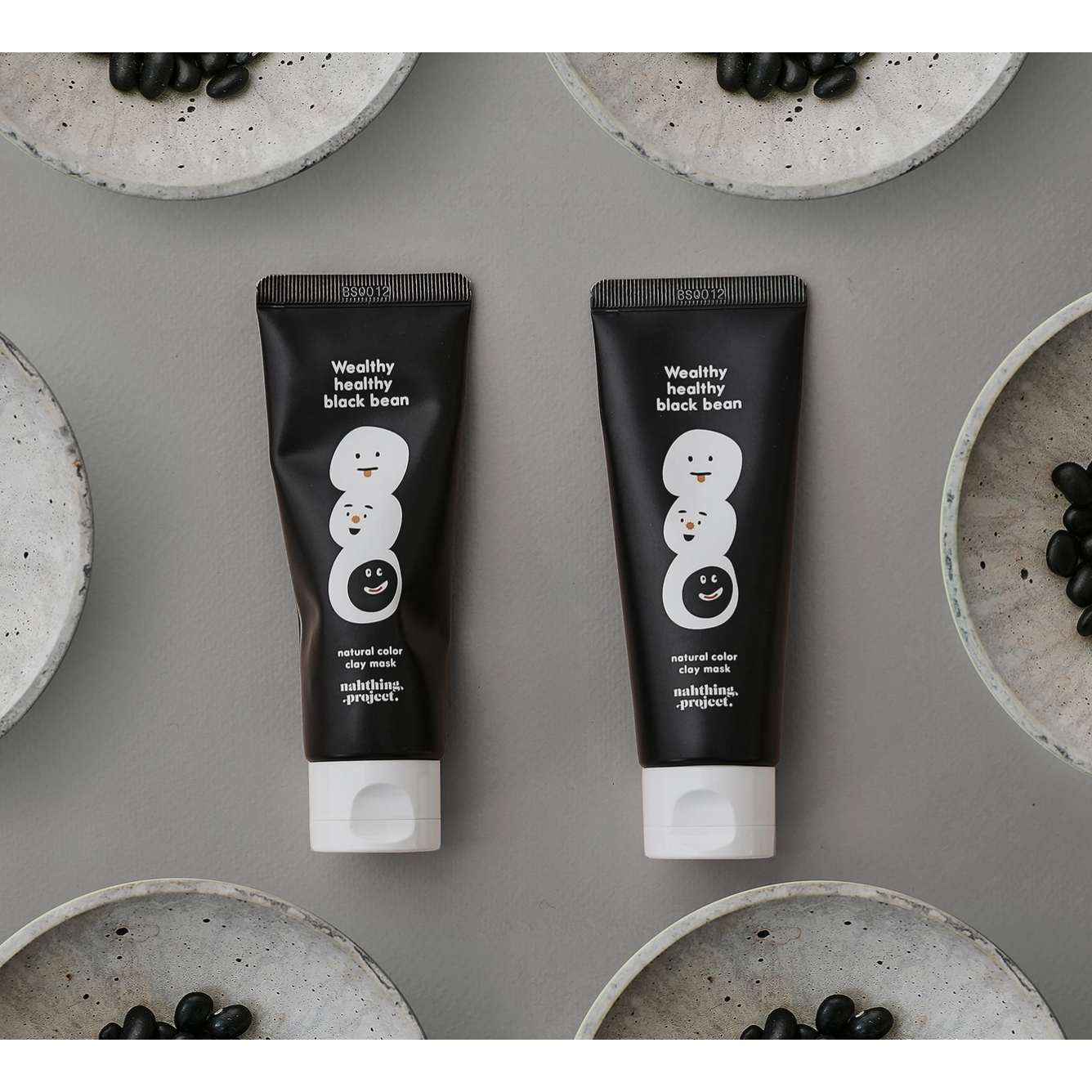 natural clay mask | black bean