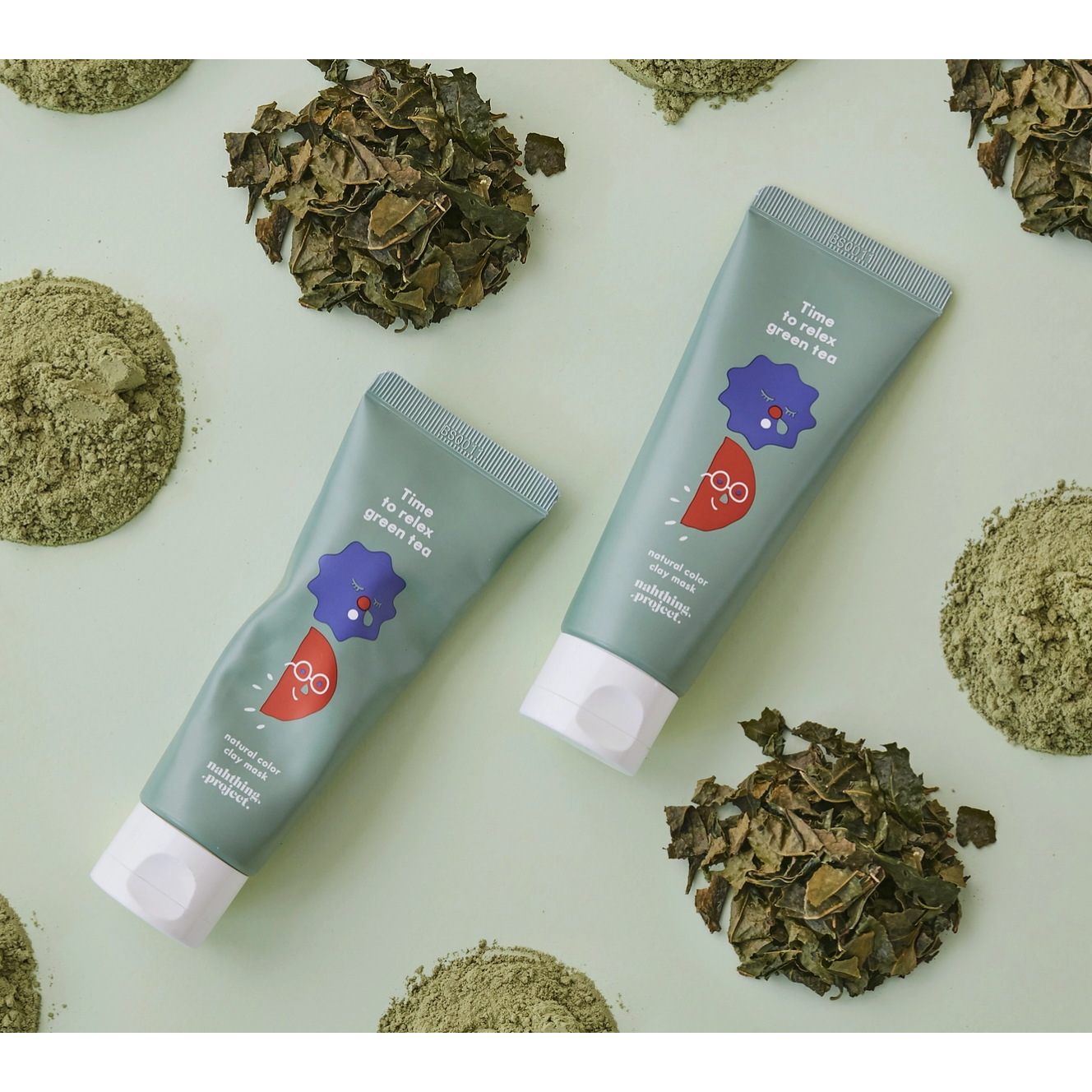 natural clay mask | green tea