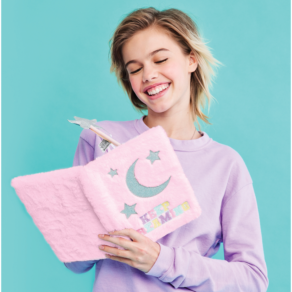 sleepover lock key journal