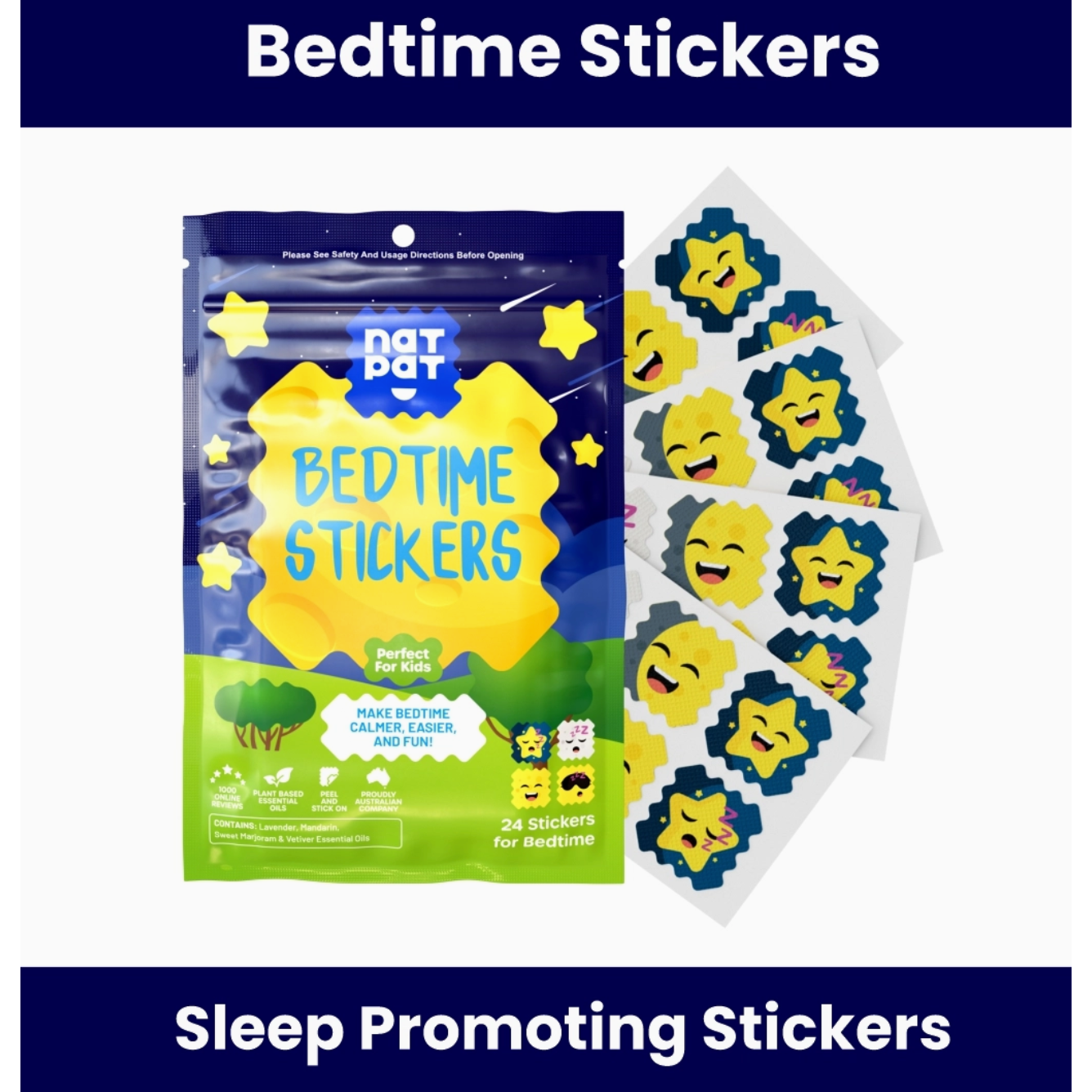 sleepypatch | essential oil sleep aid remedy stickers