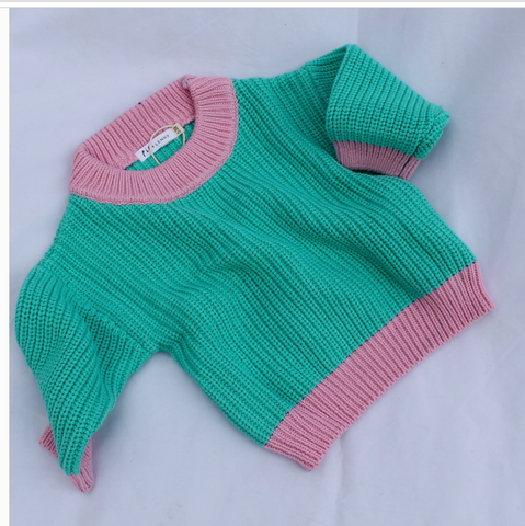 cozy knit | bubblegum