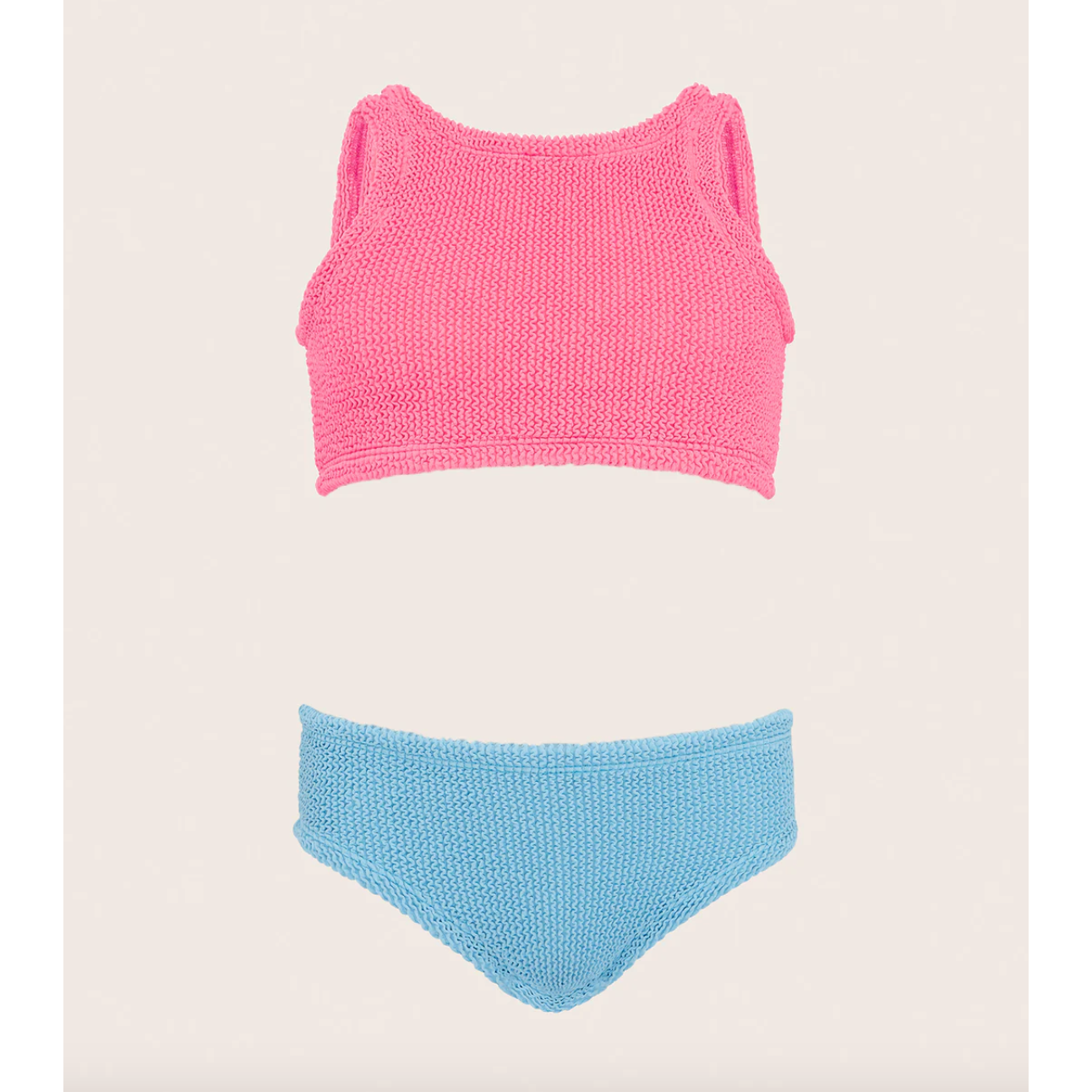 baby due lyra bikini | hot pink/sky blue