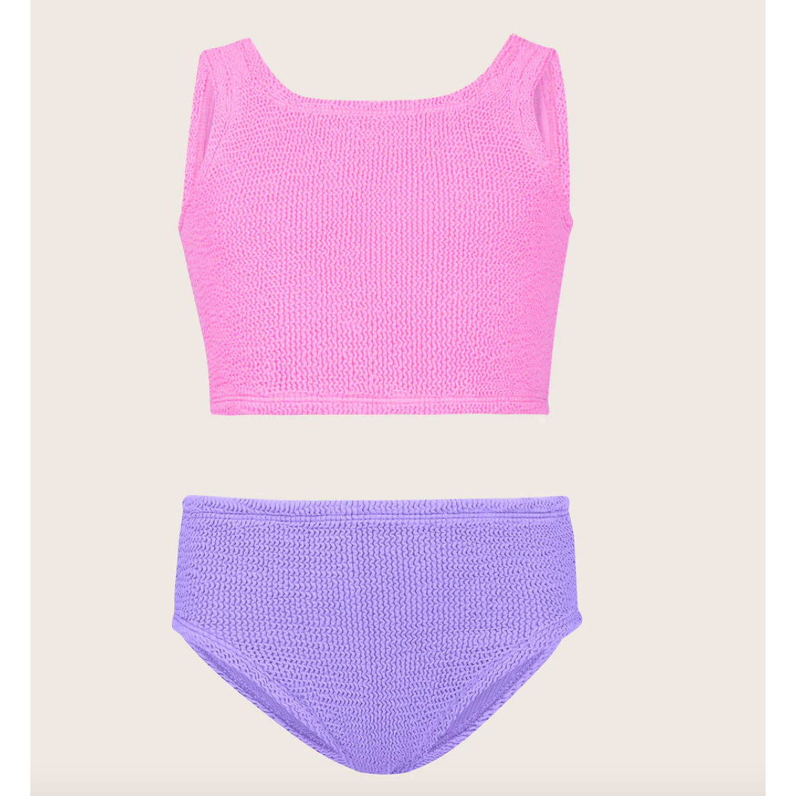 kids duo lyra bikini | bubblegum / lilac