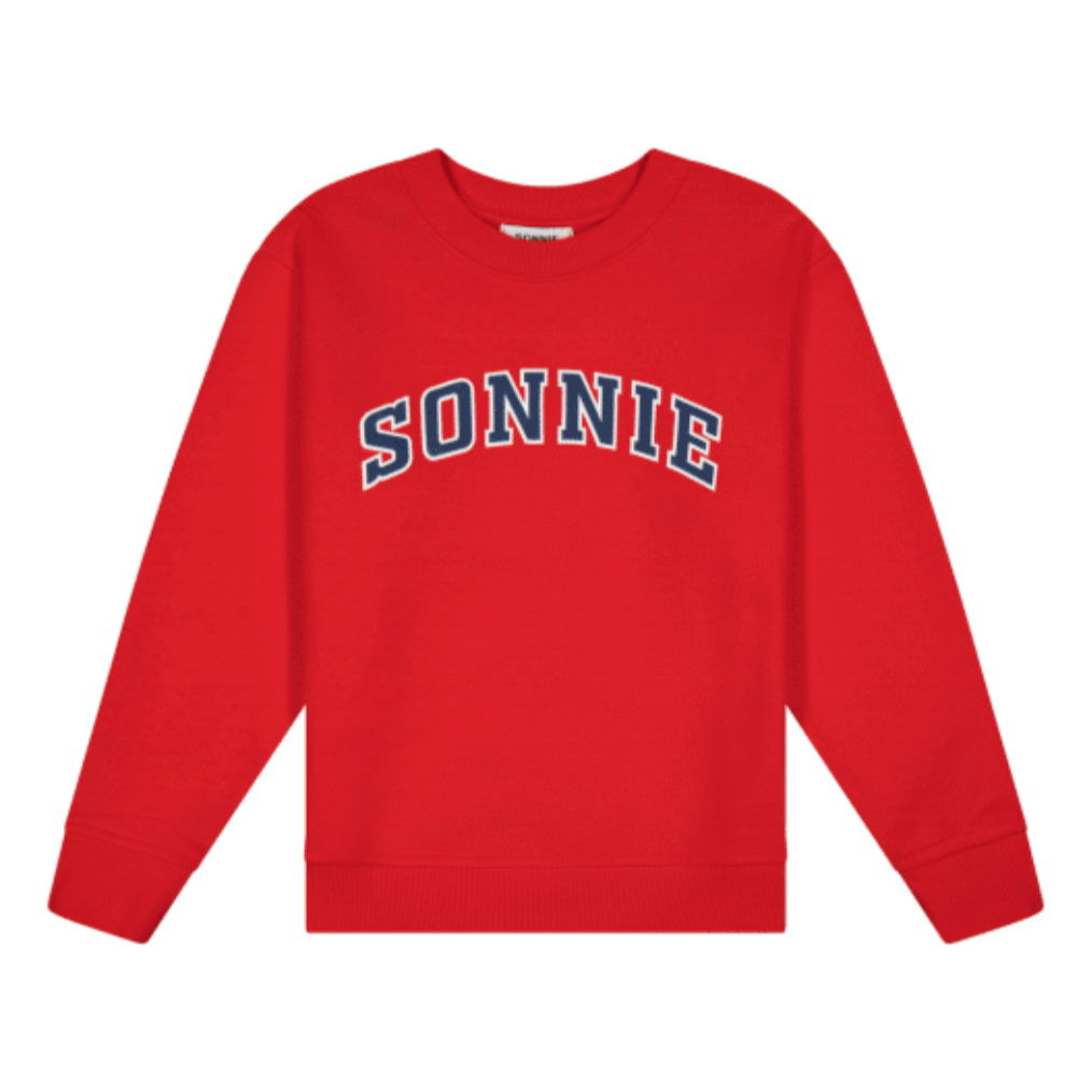 varsity crewneck | team red