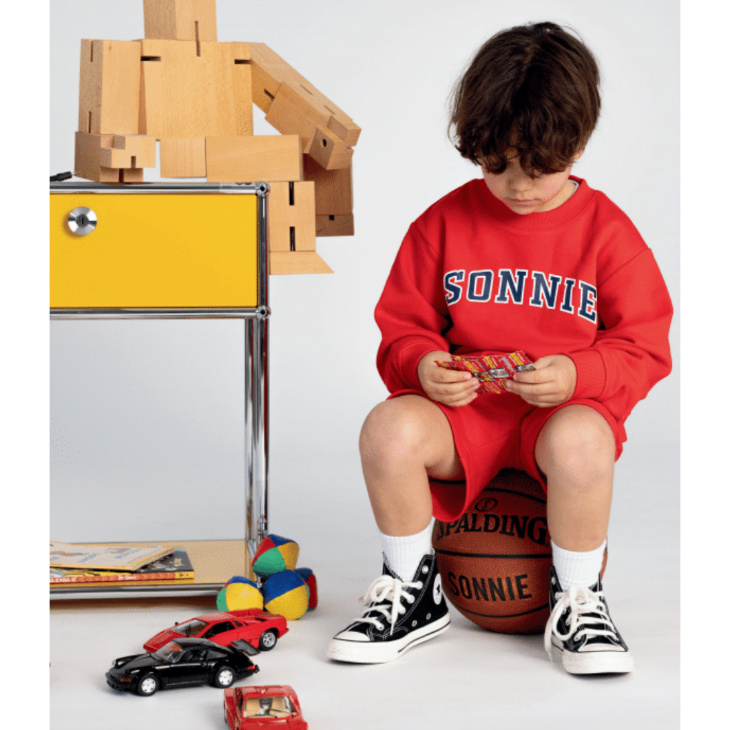 varsity crewneck | team red