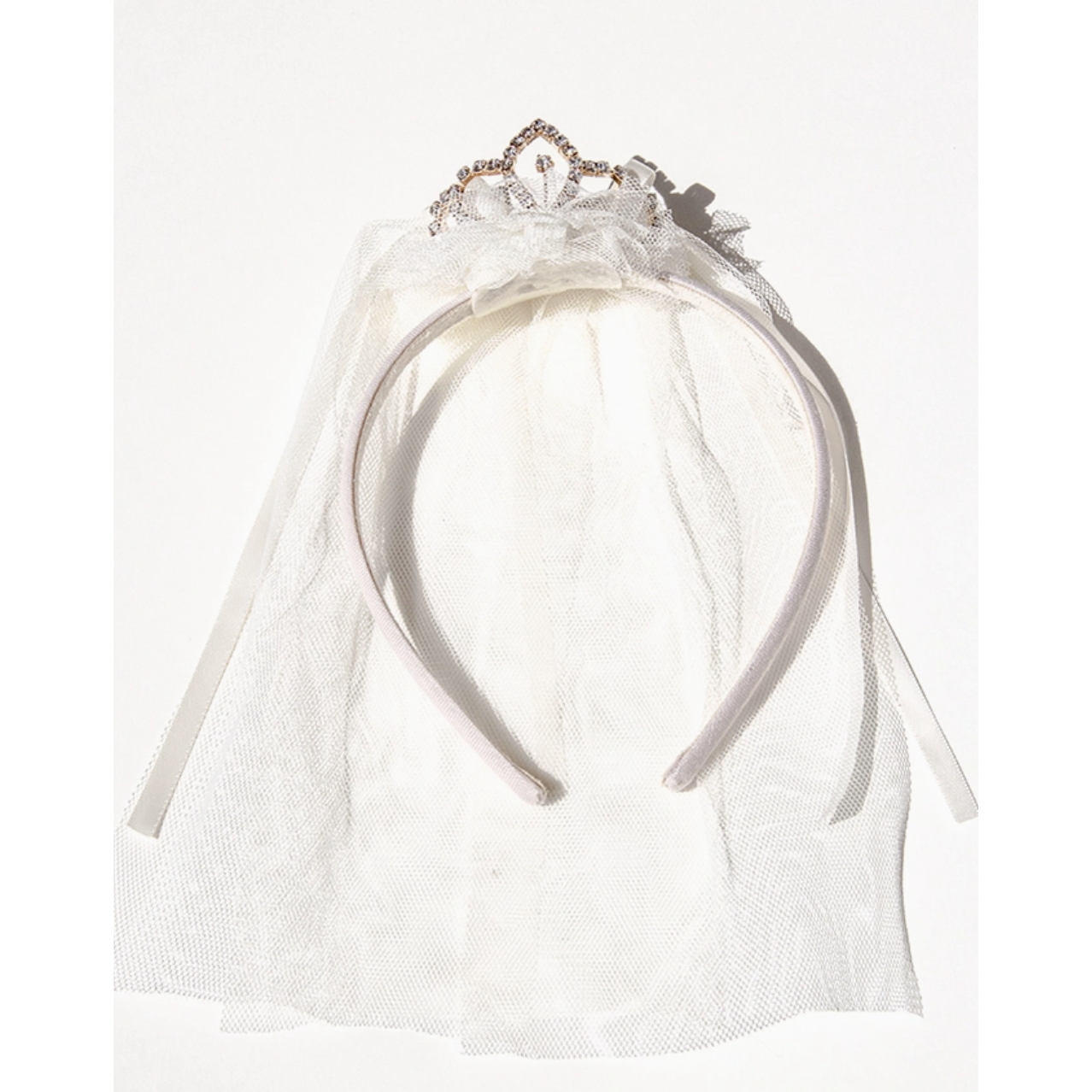 tiara headband | cream