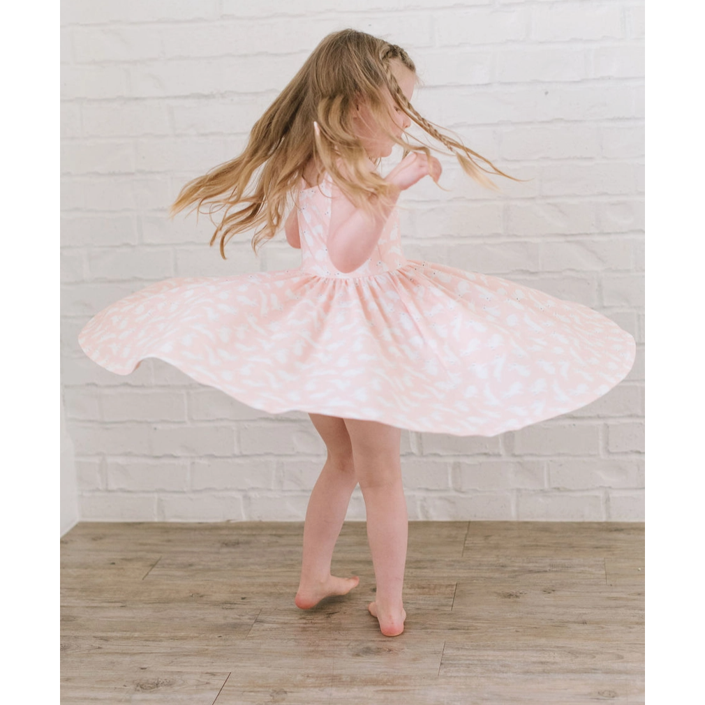 valerie dress in bunny hop | pocket twirl dress