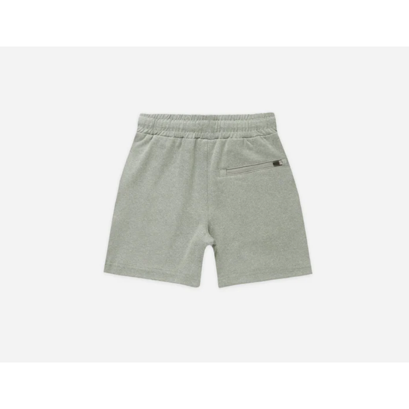 oceanside tech short || heathered sage