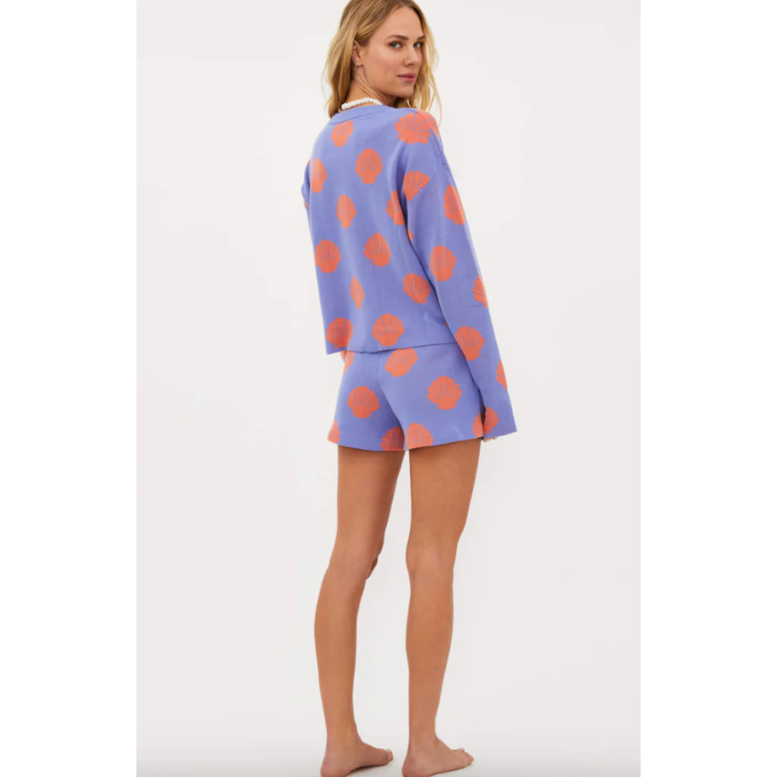 callie beach sweater + balboa short | siren shells