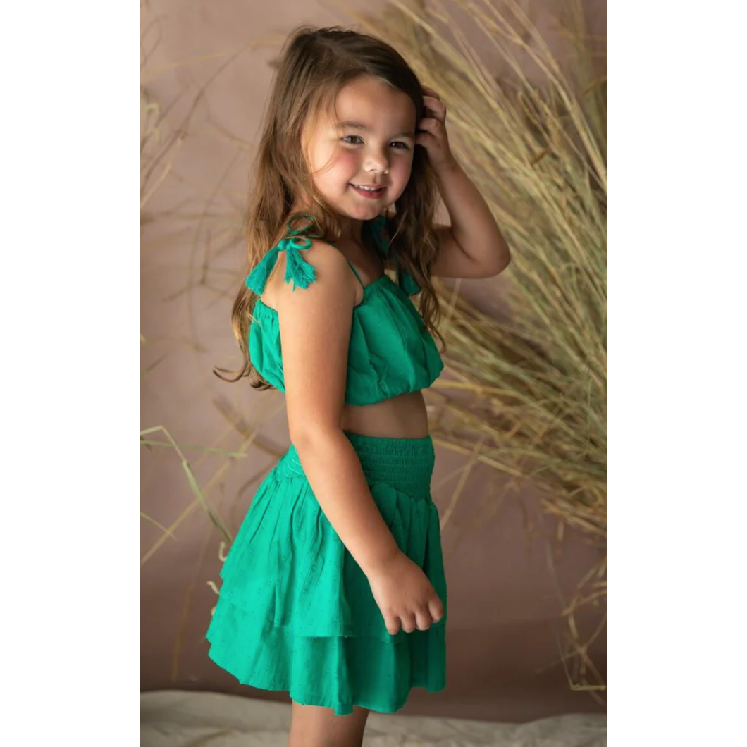gidget top + sail away skirt | kelp