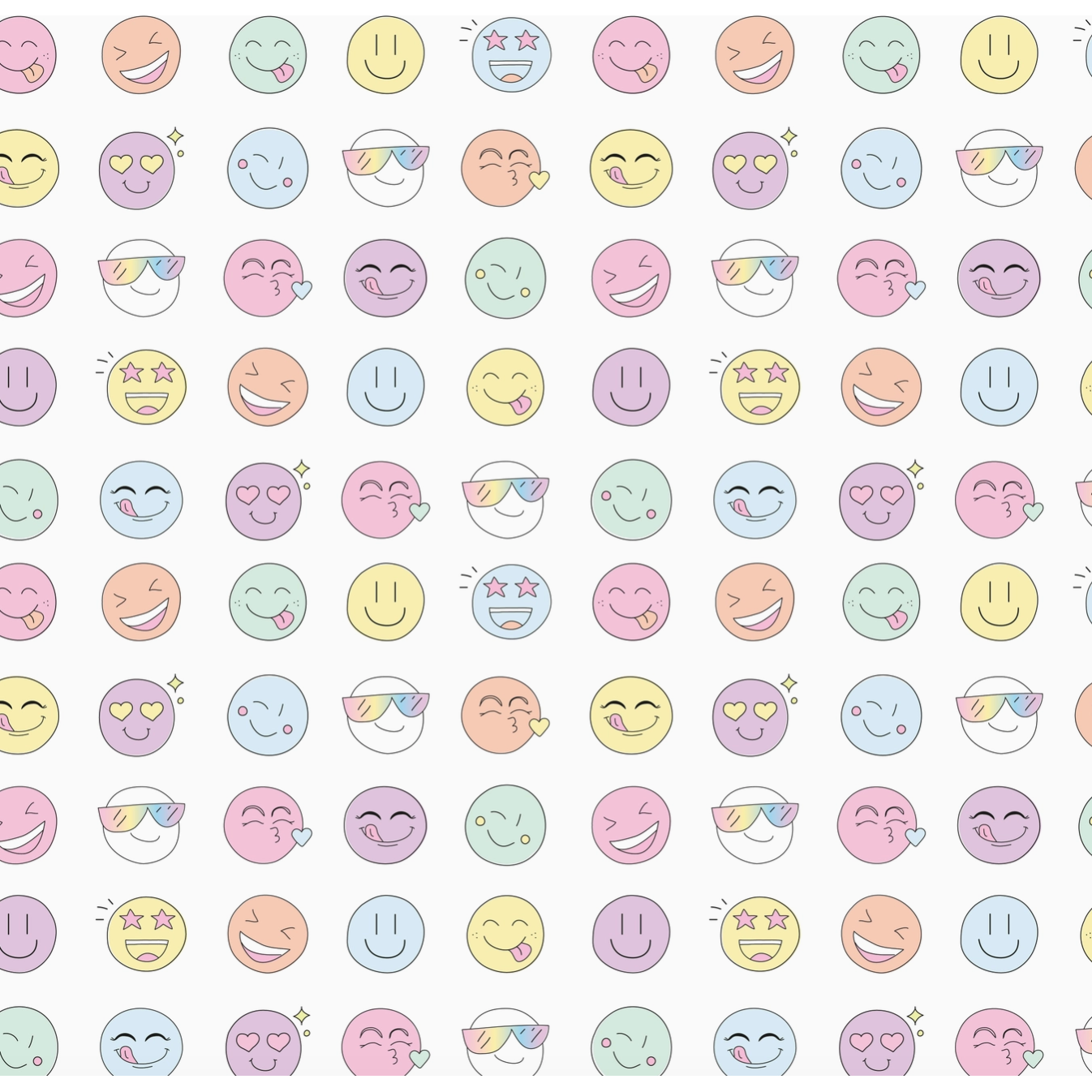 long sleeve nightgown dress | rainbow happy faces