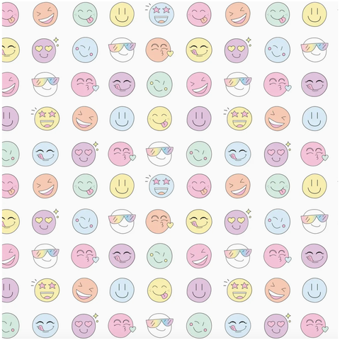 2 piece PJ | rainbow happy faces