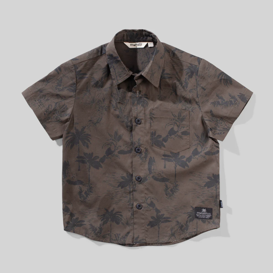 riders shirt | brown