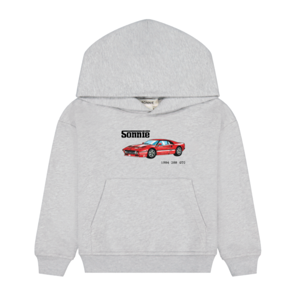 ferrari hoodie | heather grey