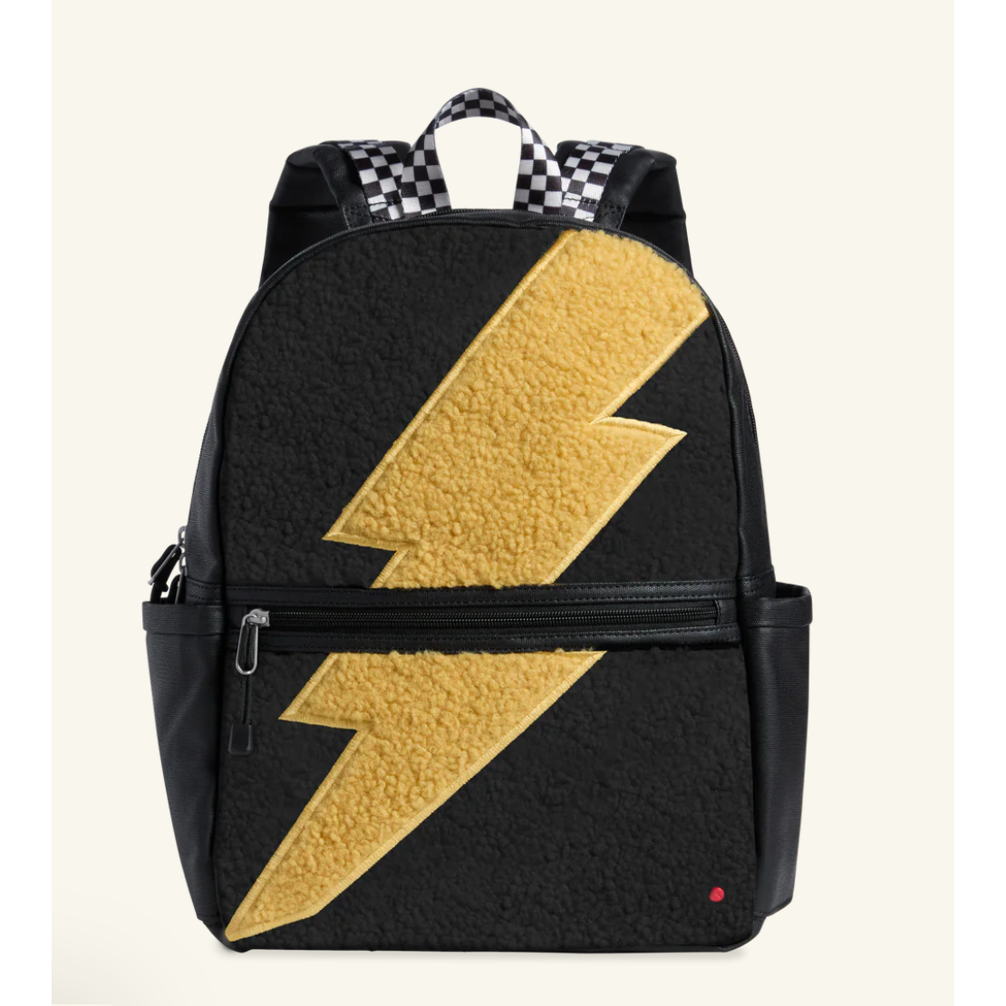 kane kids double pocket backpack | fuzzy bolt