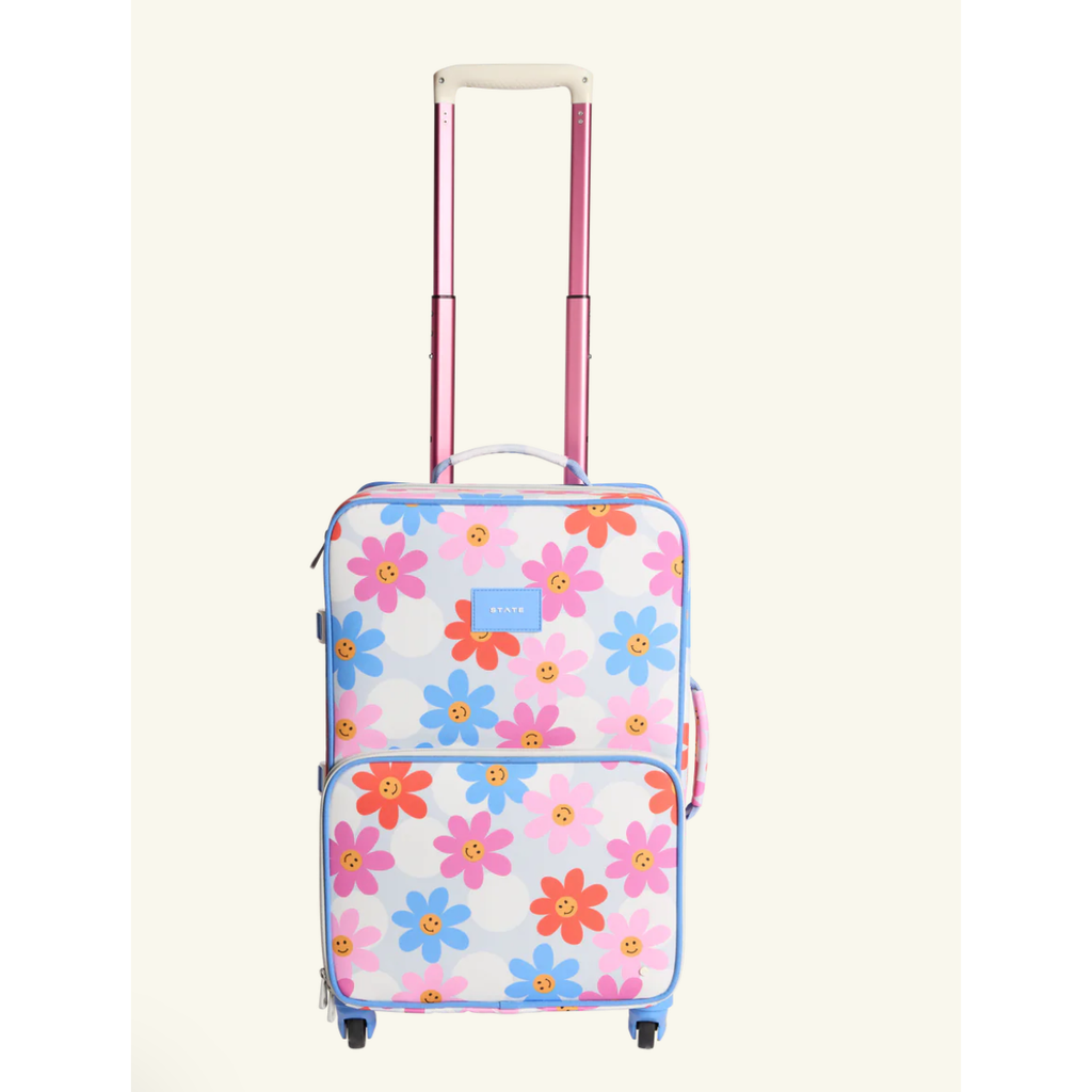 logan suitcase | daisies