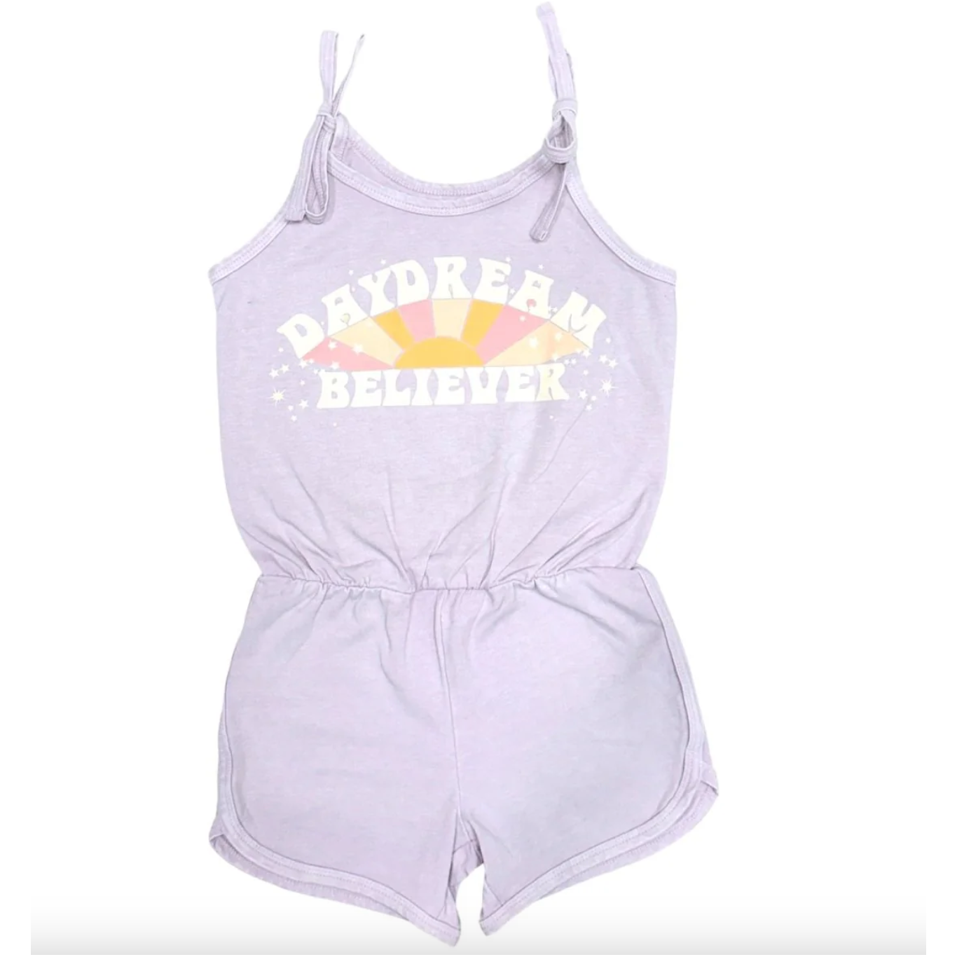 daydreamer believer romper | mineral lilac