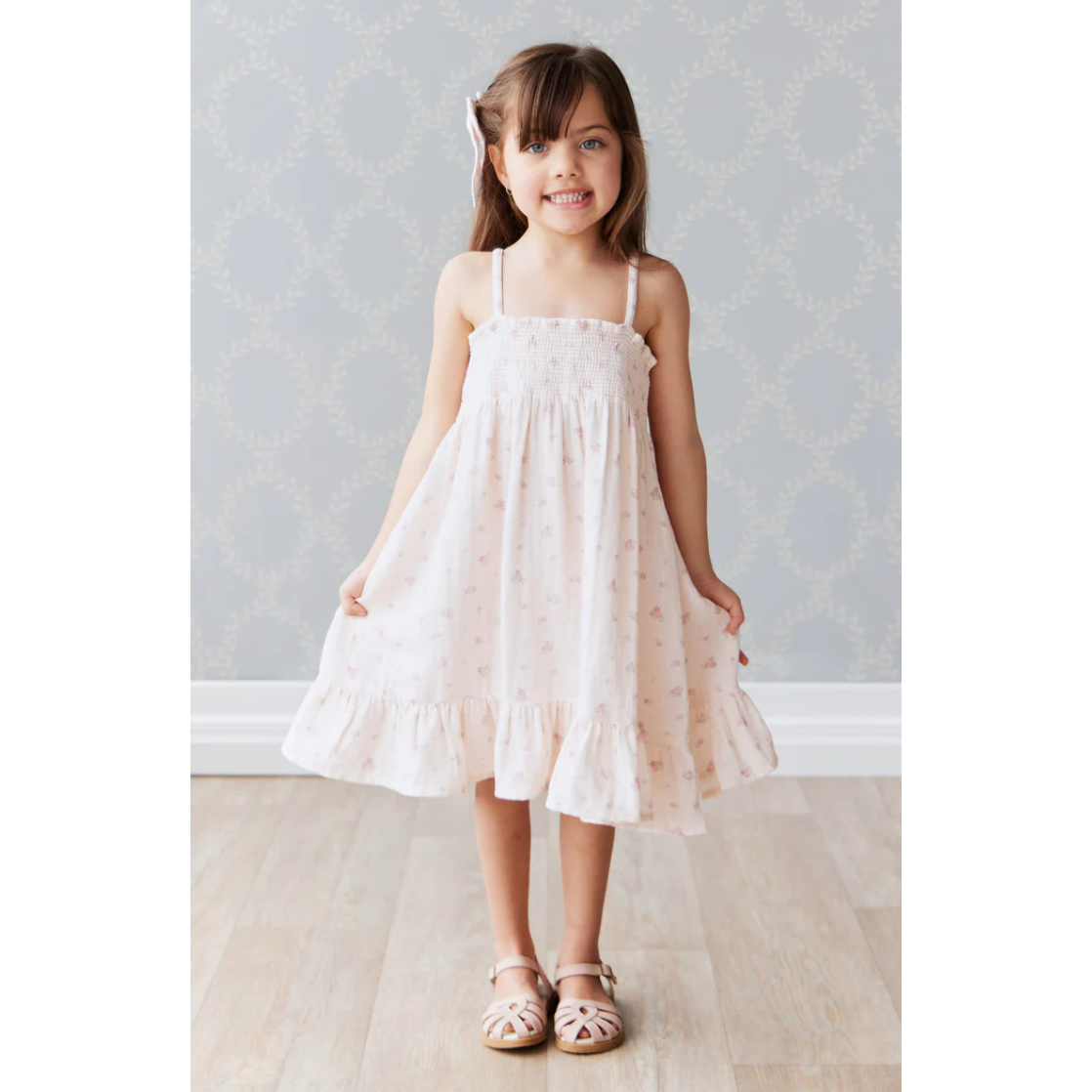 organic cotton muslin luna dress | irina shell