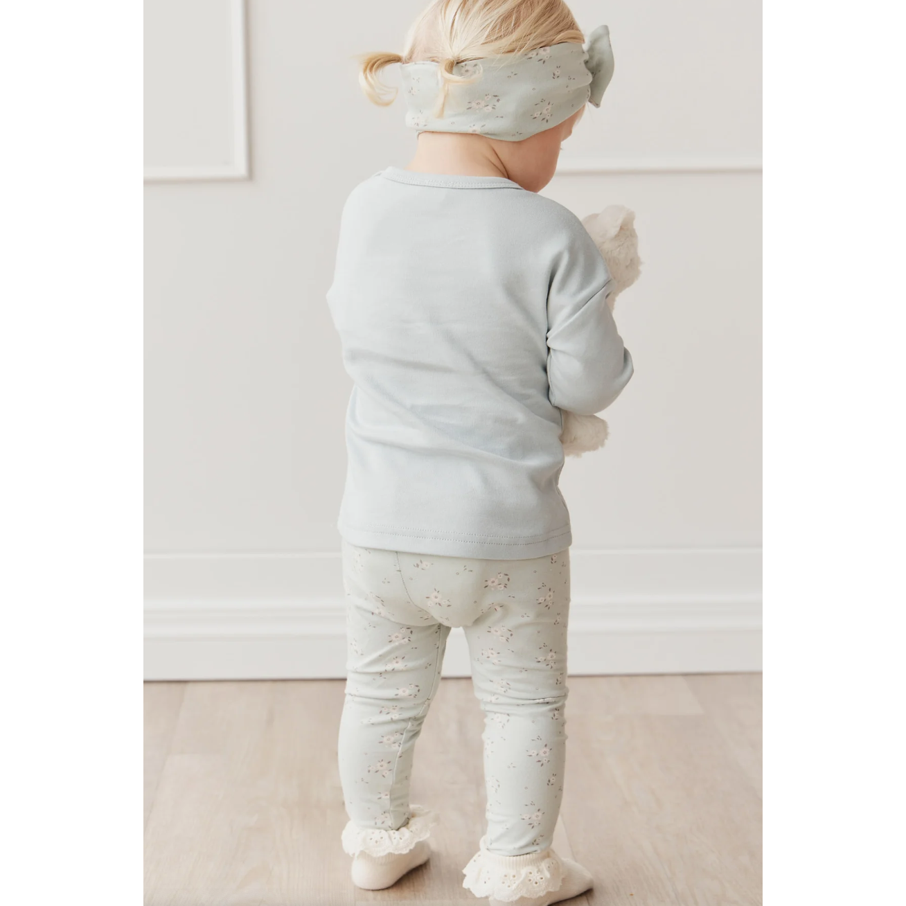 organic cotton everyday legging | lulu blue