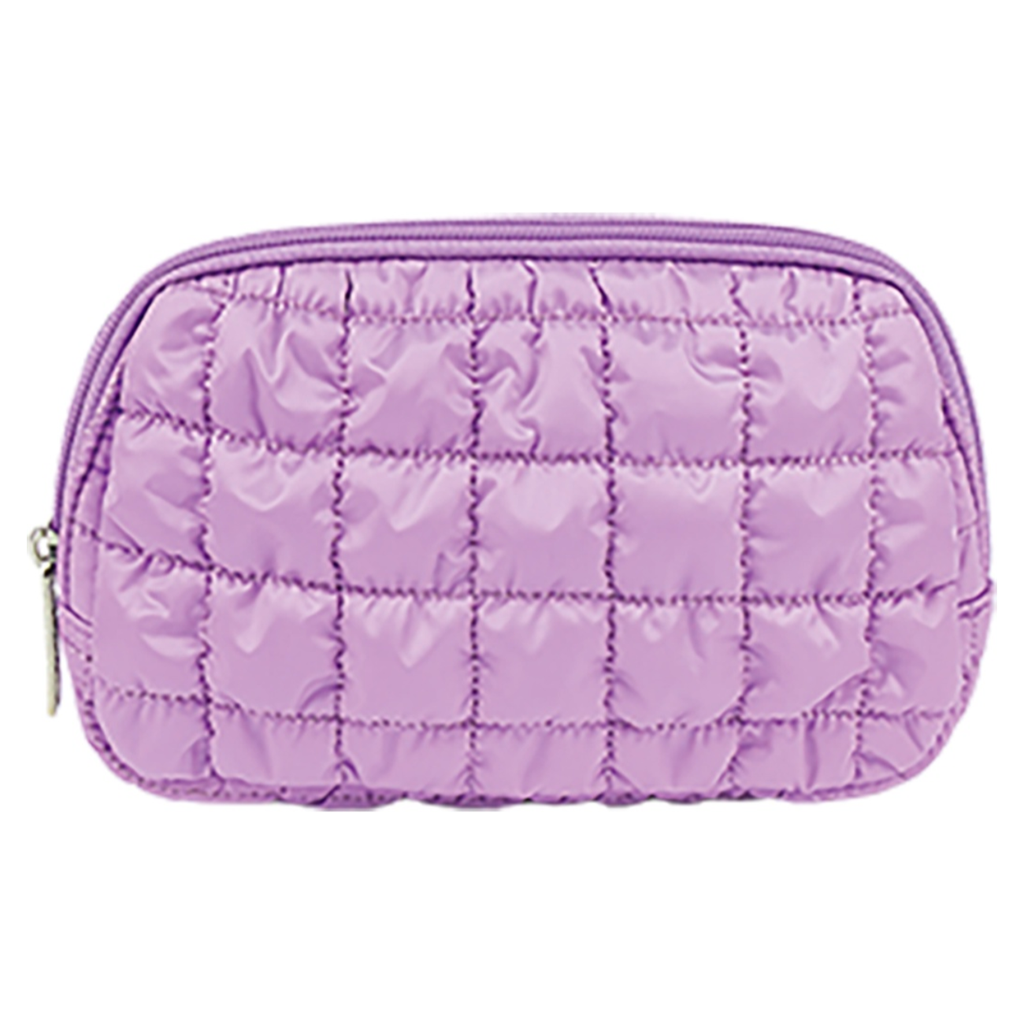 lavender quilted belt  bag
