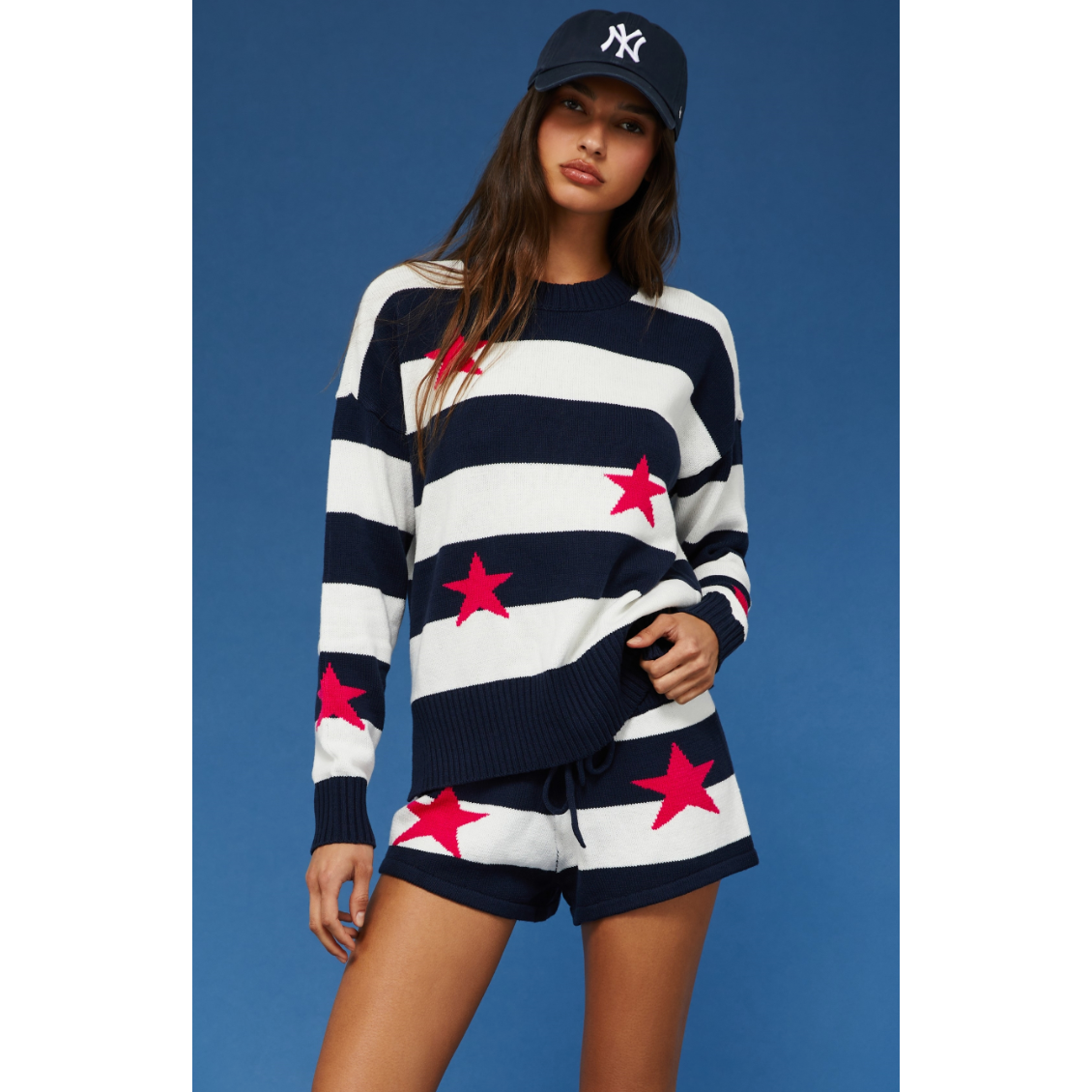 preorder callie beach sweater | liberty stars