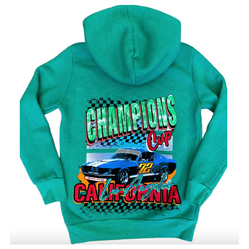 champions zip up hoodie | green