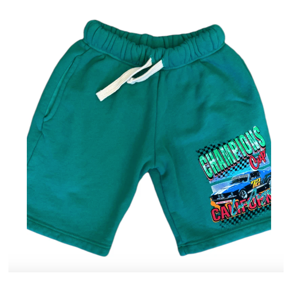 champions sweat short | green