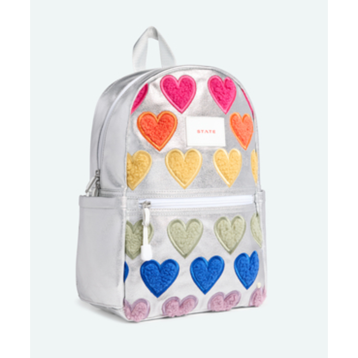 kane kids mini backpack | fuzzy hearts