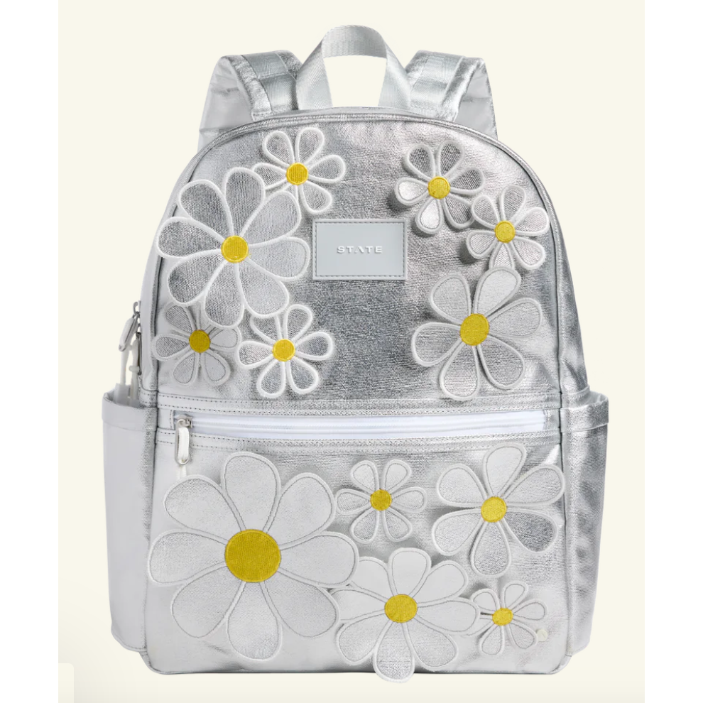 kane kids double pocket backpack | 3D daisies