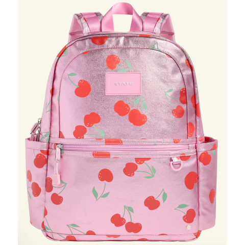 kane kids double pocket backpack | cherries