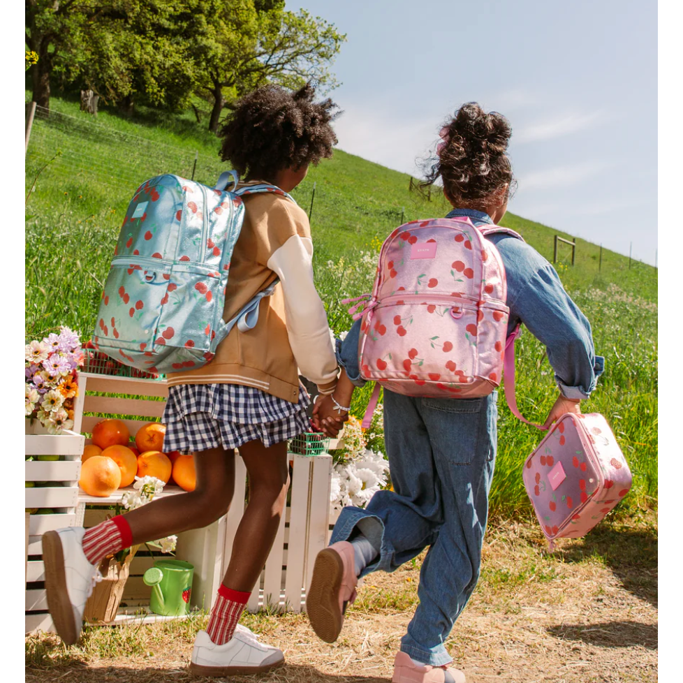 kane kids double pocket backpack | cherries