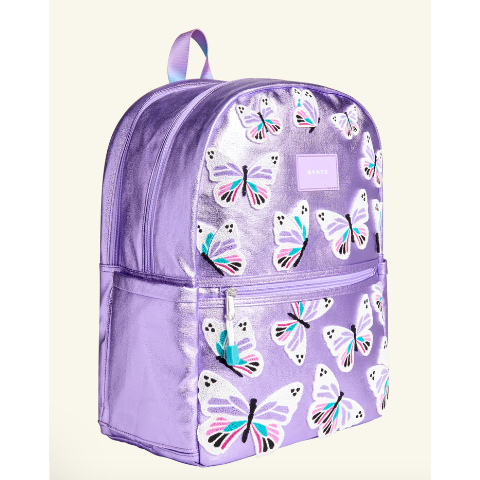 kane kids double pocket backpack | 3d butterfly