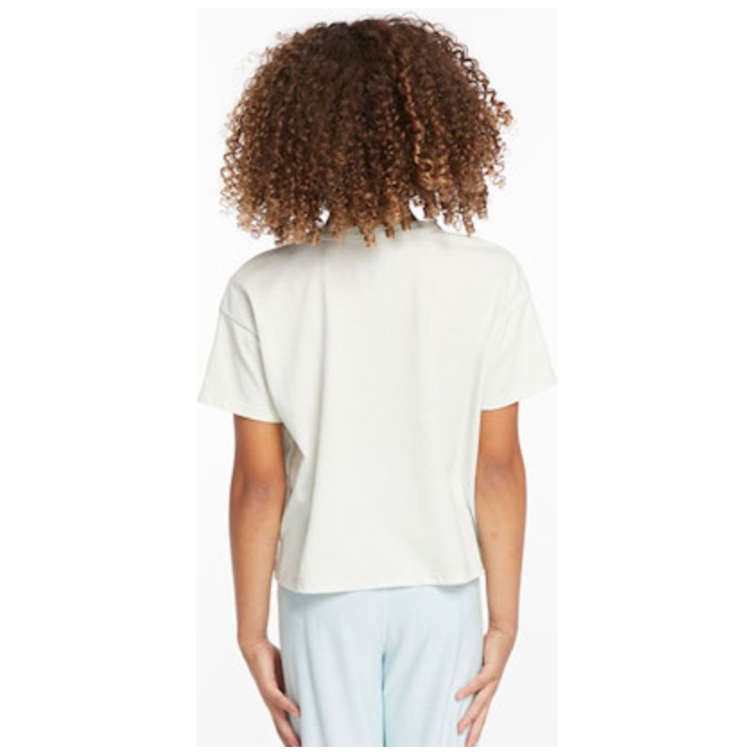 butterflies tee | aqua glass