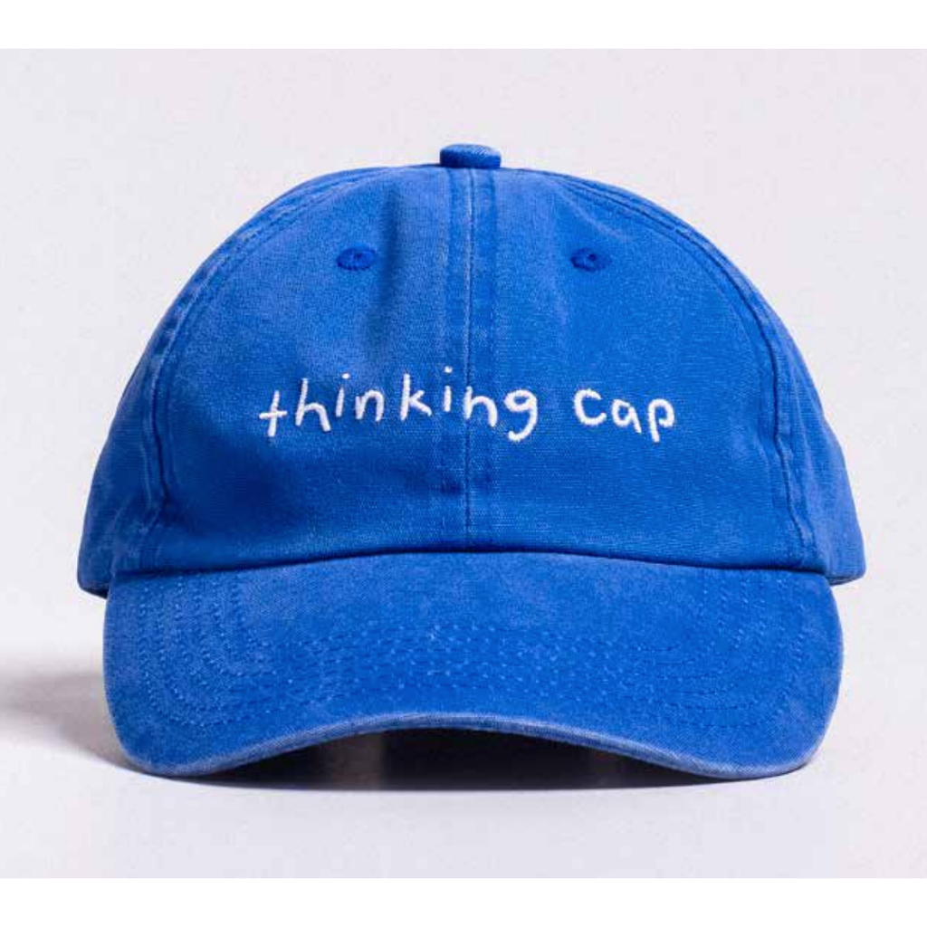 thinking cap hat | blue