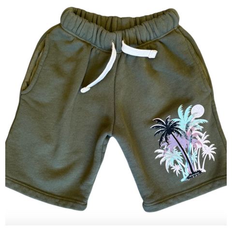 tropics sweat short | army