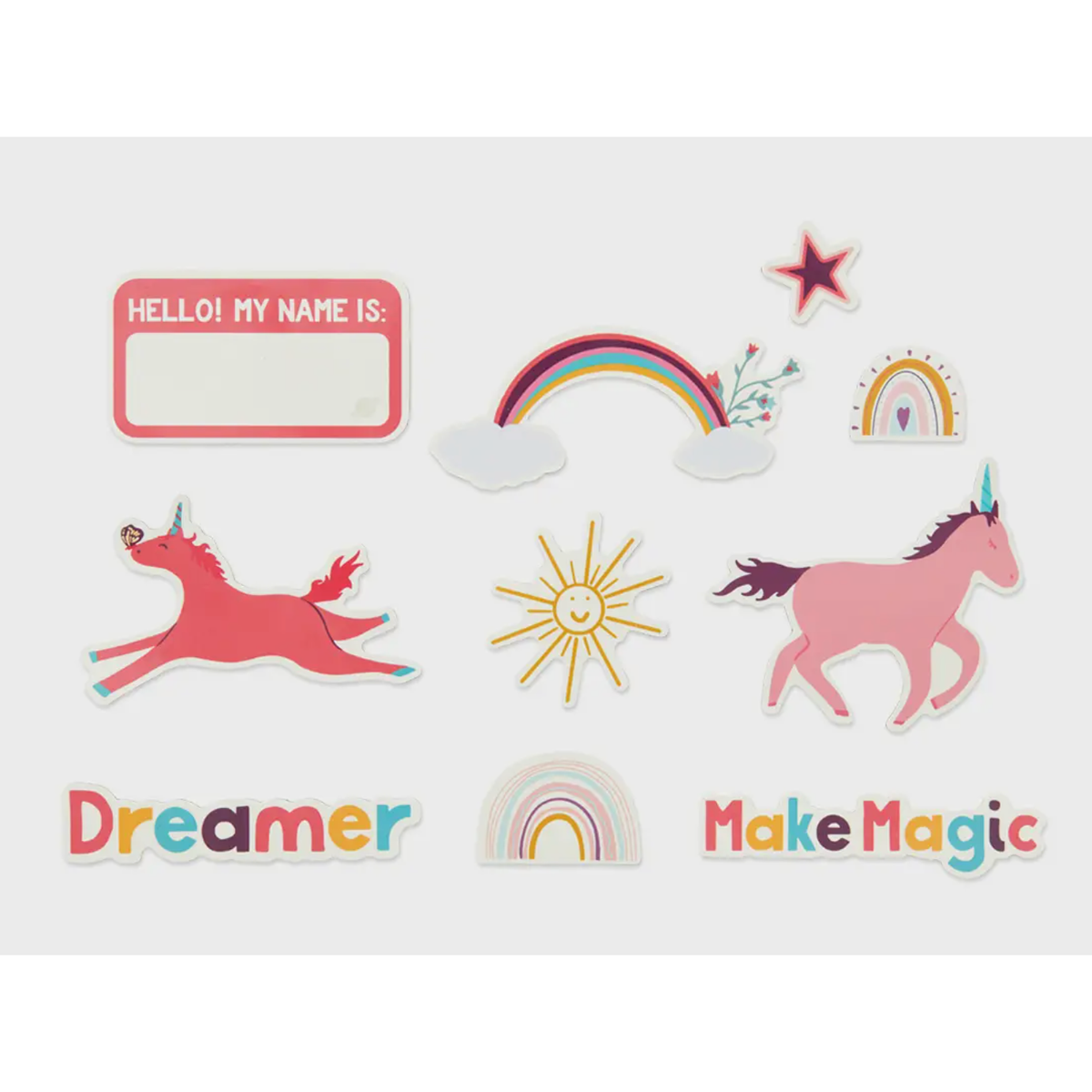 planetbox lunchbox mix &amp; match magnets | dreamer