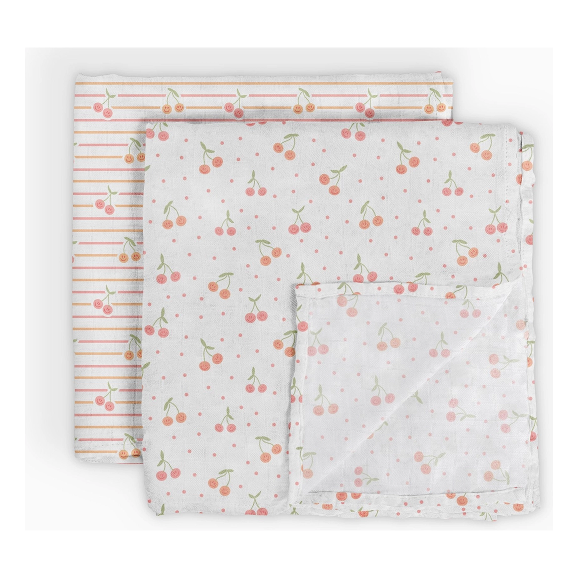 swaddle blanket set | cherry cute