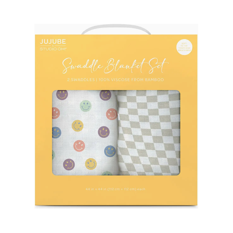 swaddle blanket set | happy baby vibes