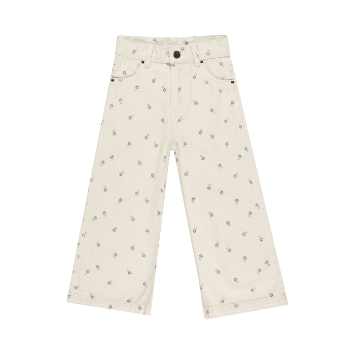 straight leg pant || blue daisy