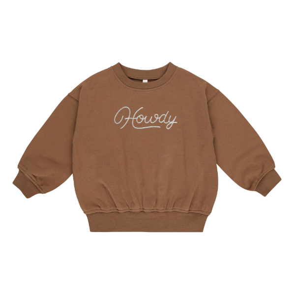 relaxed sweatshirt || howdy